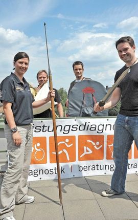 Tina Heinrich, Carl Pause, Sascha Severin und Andreas Heinen